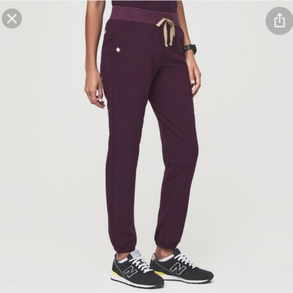Figs Venice slim joggers,Deep Purple,healthcare nursing scrub pants